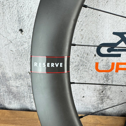 Low Mile! Reserve 52/63 Zipp ZR1 Hubs Carbon Tubeless Disc Wheelset 700c 1622g