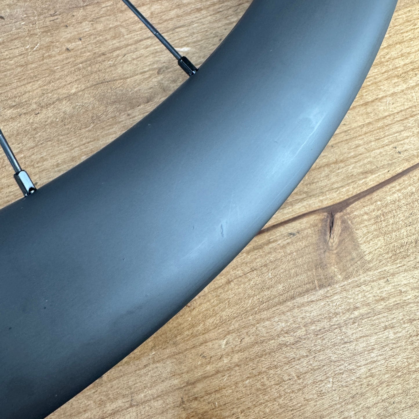 Low Mile! Reserve 52/63 Zipp ZR1 Hubs Carbon Tubeless Disc Wheelset 700c 1622g