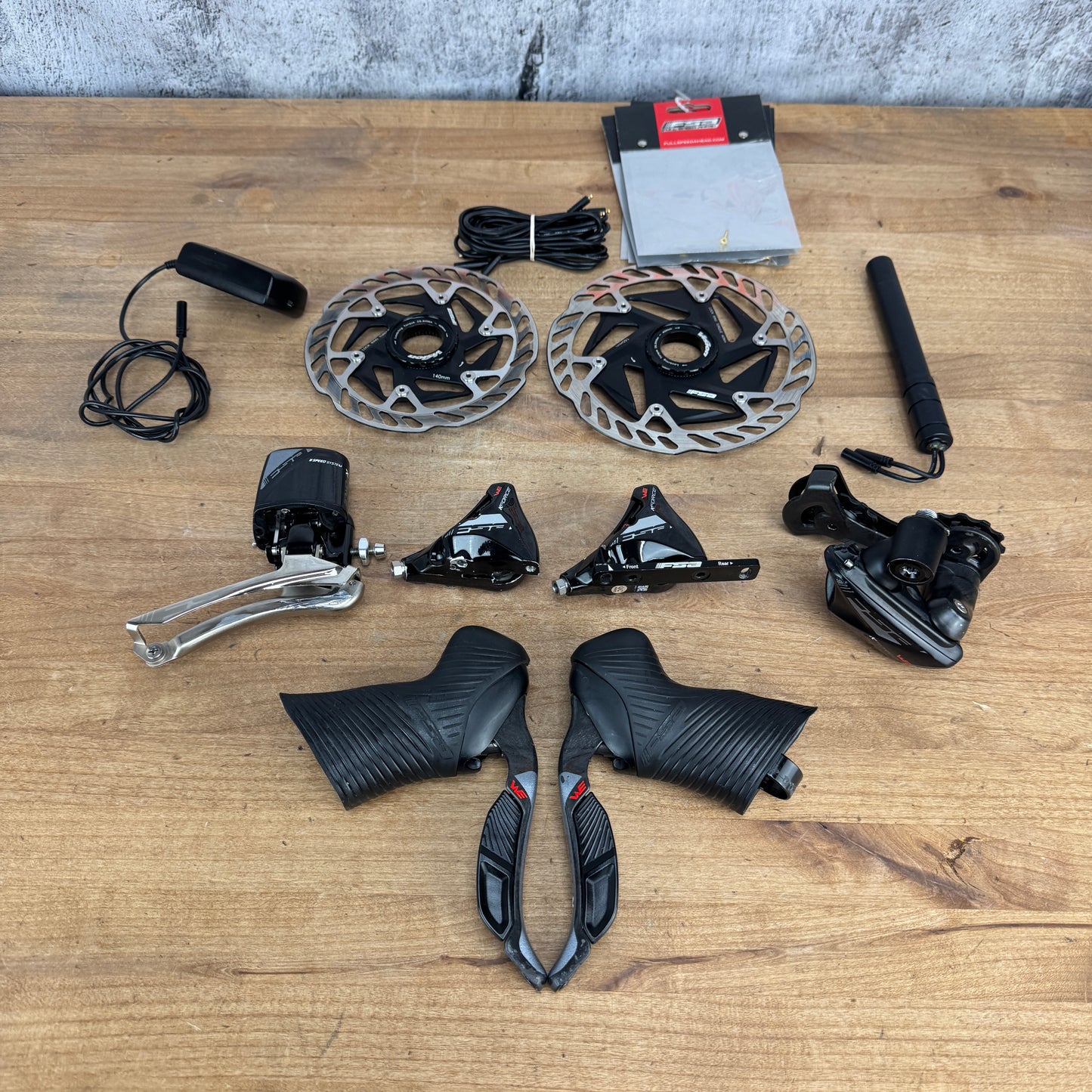 FSA K-Force WE Electronic Wireless 11-Speed Hydraulic Disc Brake Mini Groupset