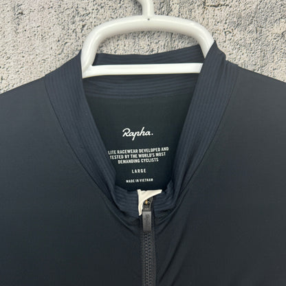 Light Use! Rapha Pro Team Men's Large Black Short Sleeve Cycling Jersey