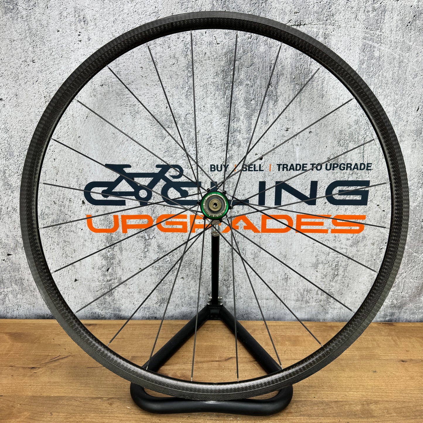 752g!!! AX-Lightness Select Extralite SP-2 EIE Spokes Tubular Rim Brake Wheelset