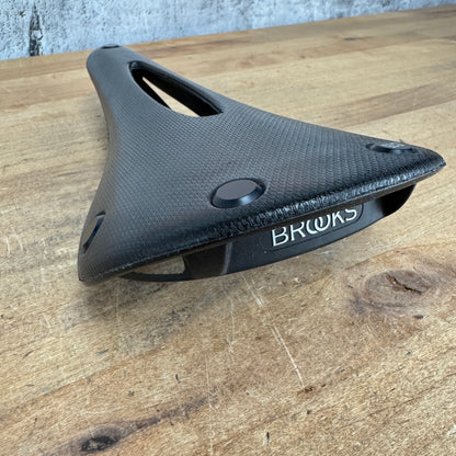 Brooks C15 Carved 140mm 7x7mm Steel rails Bike Saddle 434g MSRP $155