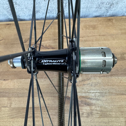 752g!!! AX-Lightness Select Extralite SP-2 EIE Spokes Tubular Rim Brake Wheelset