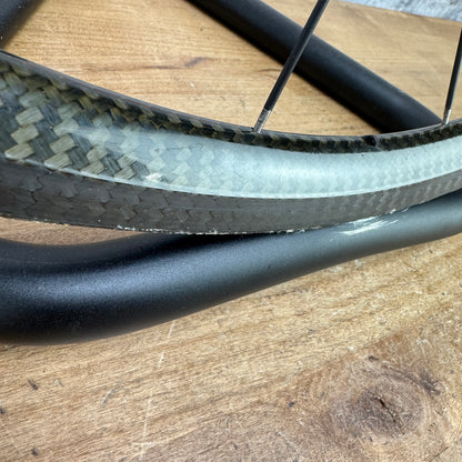 752g!!! AX-Lightness Select Extralite SP-2 EIE Spokes Tubular Rim Brake Wheelset