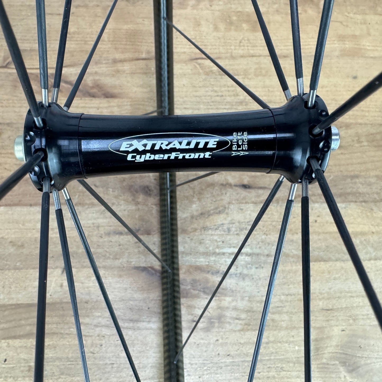 752g!!! AX-Lightness Select Extralite SP-2 EIE Spokes Tubular Rim Brake Wheelset