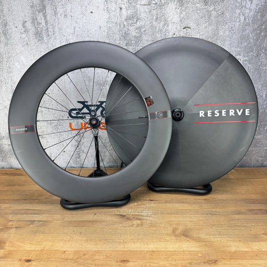 Reserve 99|Disc Turbulent Aero Carbon Tubeless TT/Tri Disc Wheelset 700c 2097g