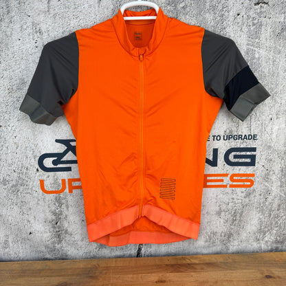 Rapha Pro Team Training Men's Small Orange Short Sleeve Cycling Jersey