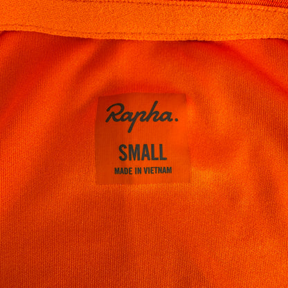 Rapha Pro Team Training Men's Small Orange Short Sleeve Cycling Jersey