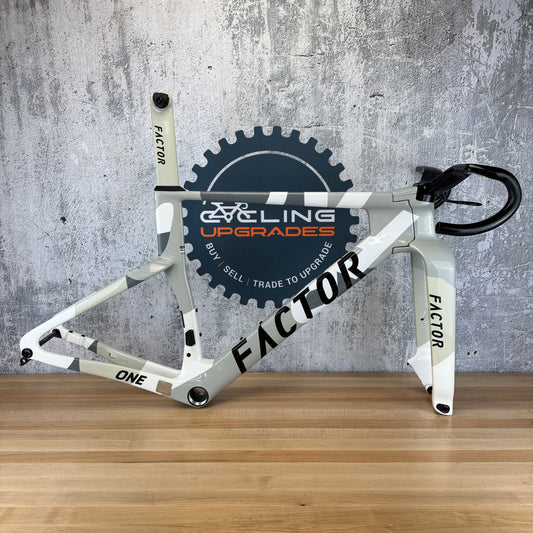 Low Mile! Factor One Nimbus Grey 54cm Aero Road Bike Frameset 2884g