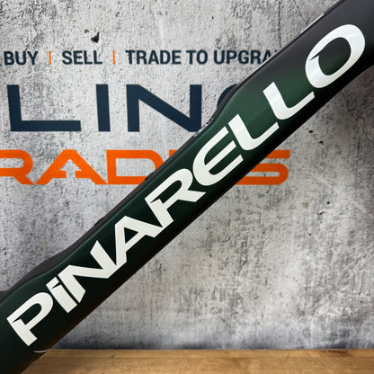 New! Pinarello Dogma F Racing Green Size 50 (52.5cm) Rim Brake Frameset w/ Bar & Stem