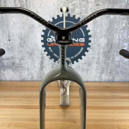 Low Mile! Factor One Nimbus Grey 54cm Aero Road Bike Frameset 2884g