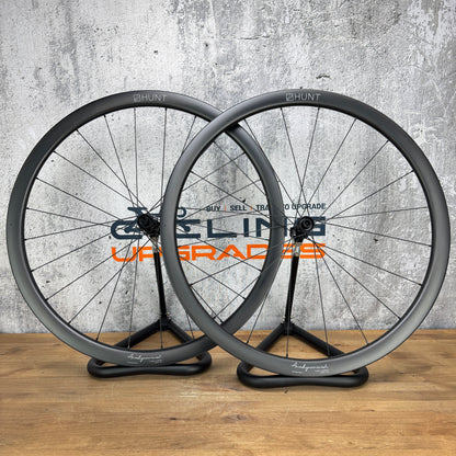 Hunt Aerodynamicist 34 Carbon Tubeless Disc Brake Bike Wheelset 700c 1313g