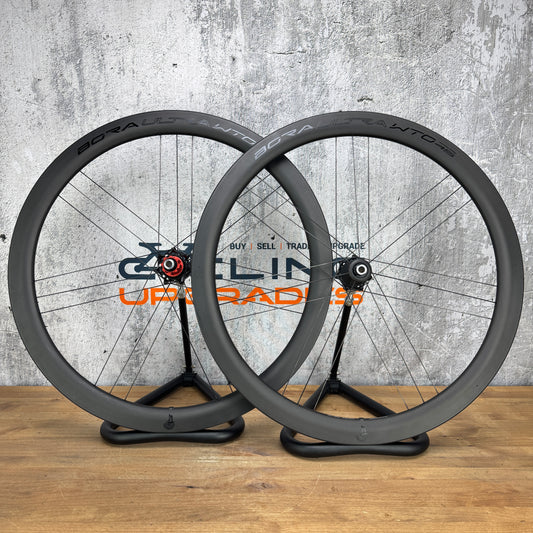 Mint! Campagnolo Bora Ultra WTO Black Chrome SR13 Edition Wheelset 700c 1345g