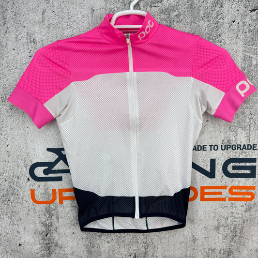 POC Raceday Climber Jersey Women's Small White/Pink Cycling Jersey