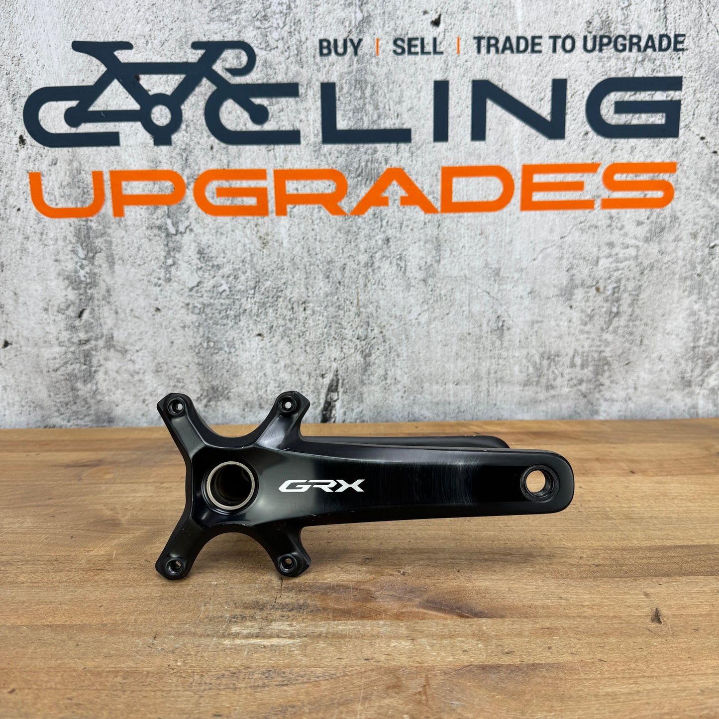 Shimano GRX FC-RX810 172.5mm Alloy 24mm 4-Bolt Crankset without Chainrings 576g