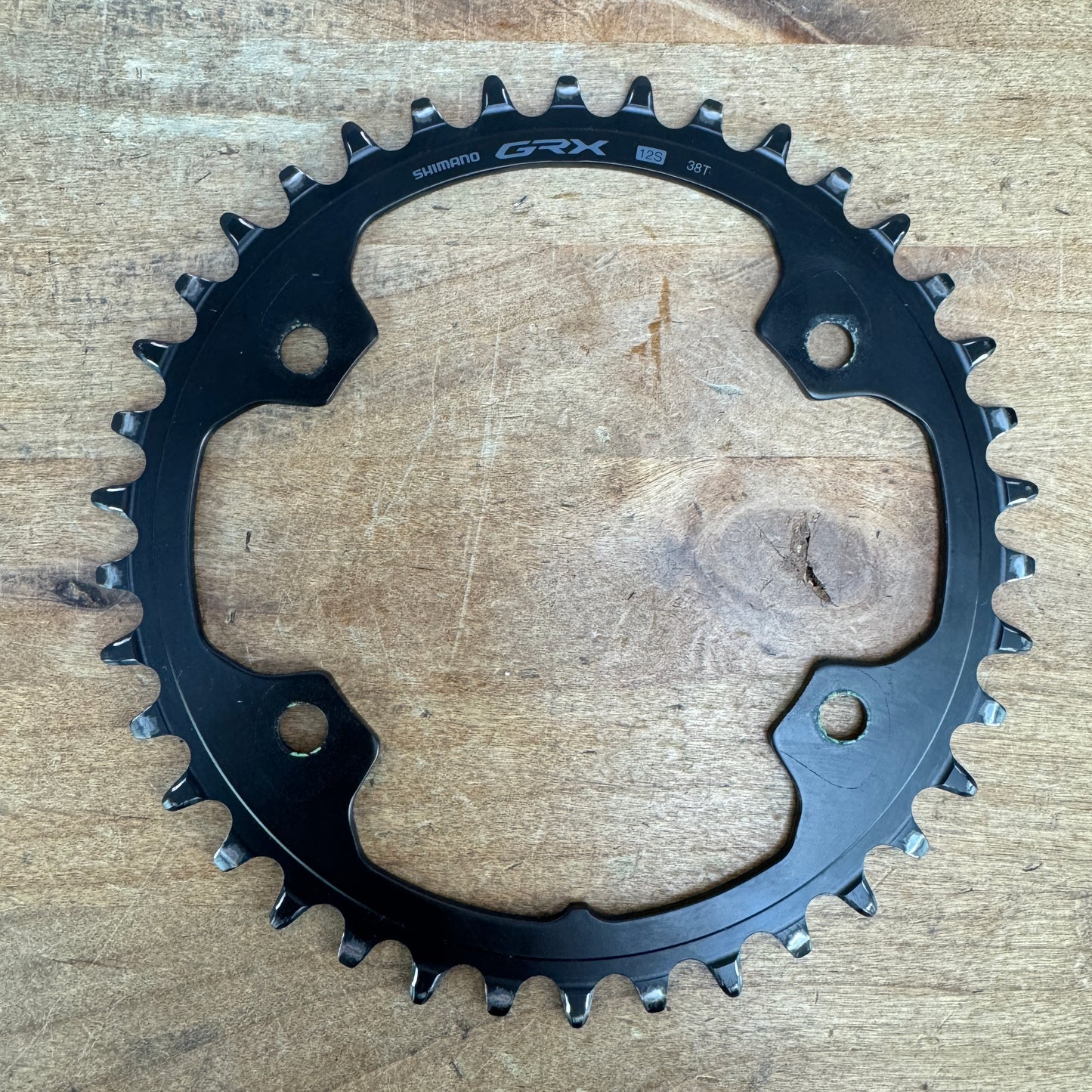Shimano GRX 38t 12-Speed 1x 110mm 4-Bolt Single Bike Chainring 133g