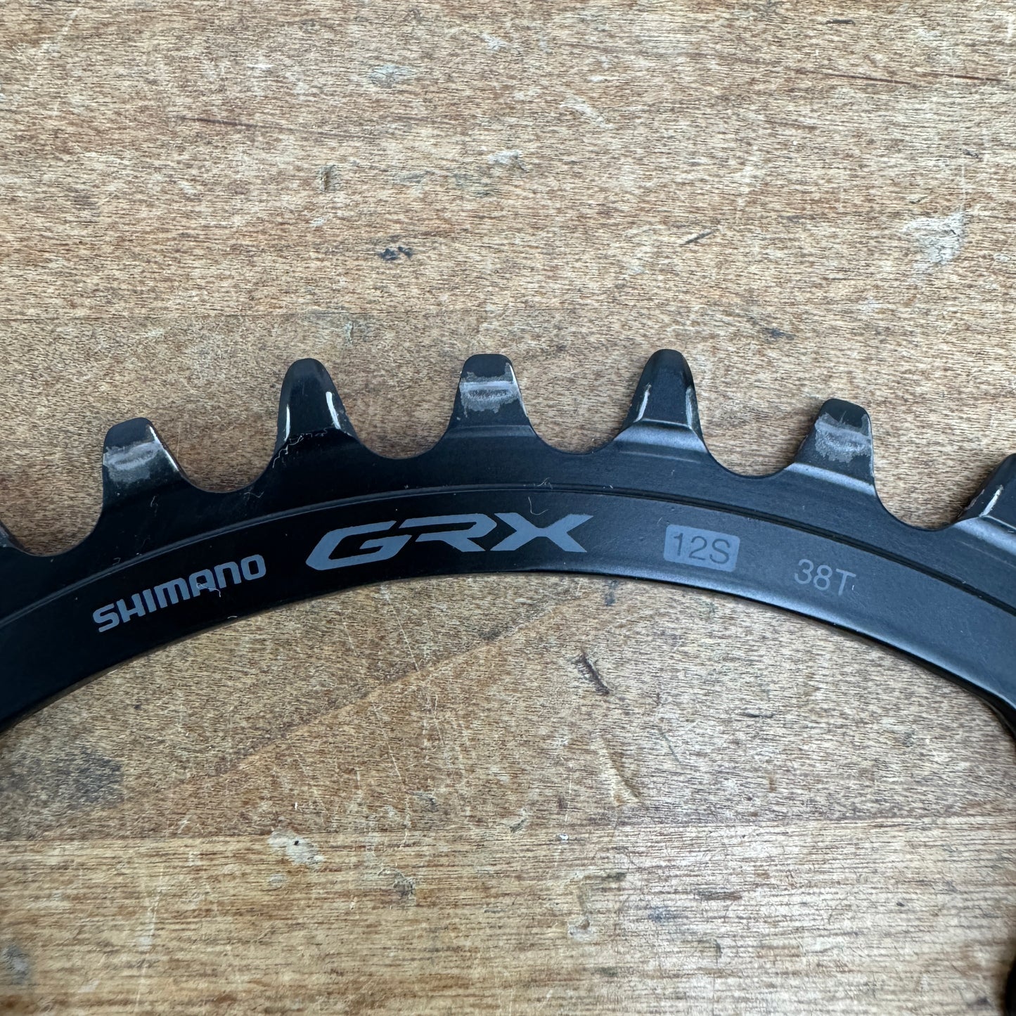 Shimano GRX 38t 12-Speed 1x 110mm 4-Bolt Single Bike Chainring 133g