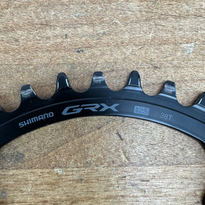 Shimano GRX 38t 12-Speed 1x 110mm 4-Bolt Single Bike Chainring 133g