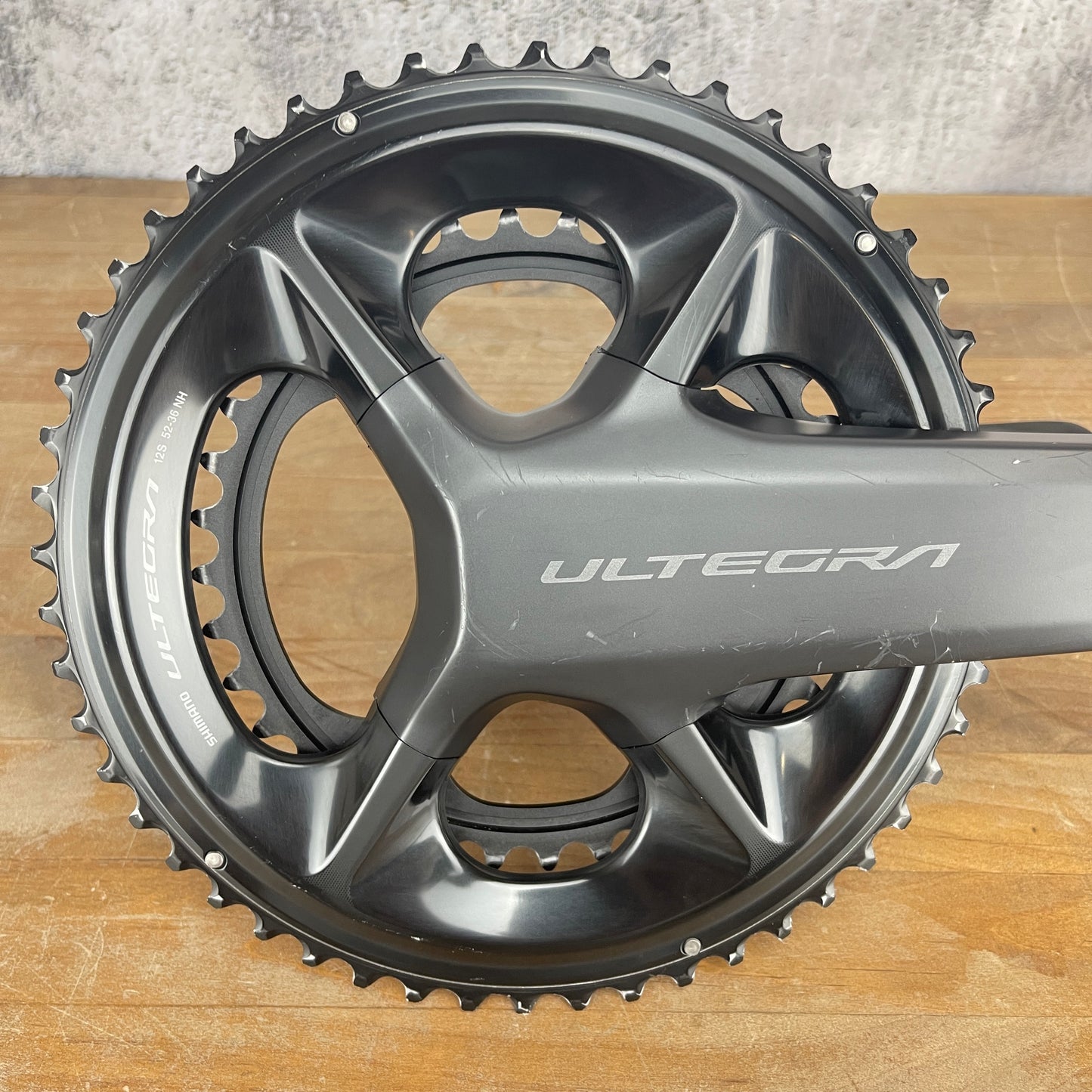 Shimano Ultegra FC-R8100 172.5mm 52/36t 12-Speed Alloy Bike Crankset 725g