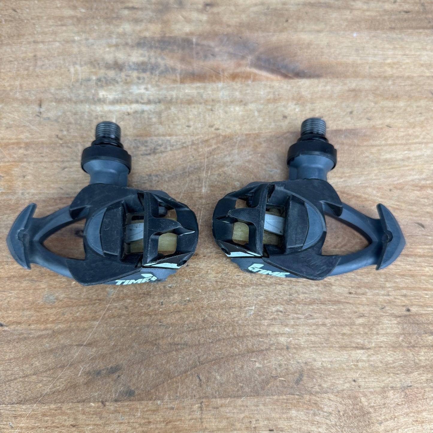 Time Fiberflex Steel Spindle Clipless Road Bike Pedals No Cleats 263g