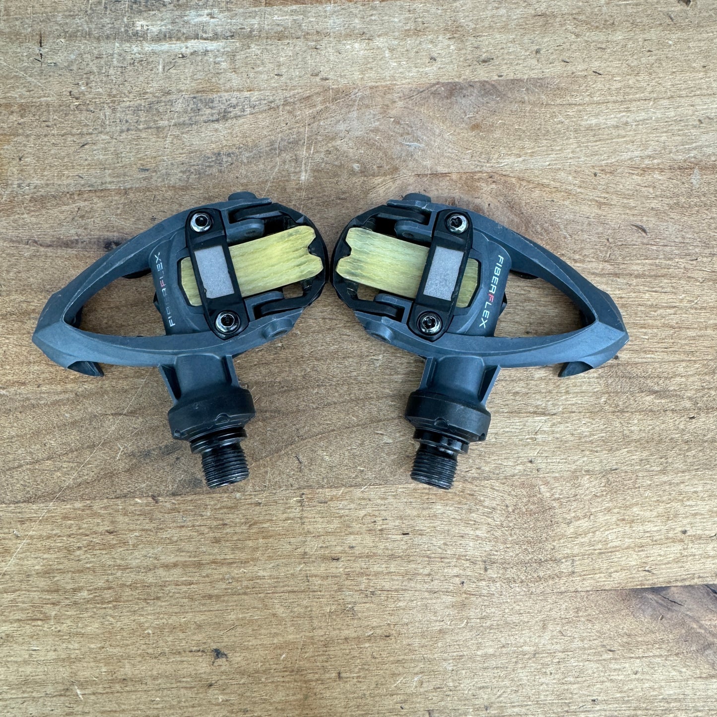 Time Fiberflex Steel Spindle Clipless Road Bike Pedals No Cleats 263g