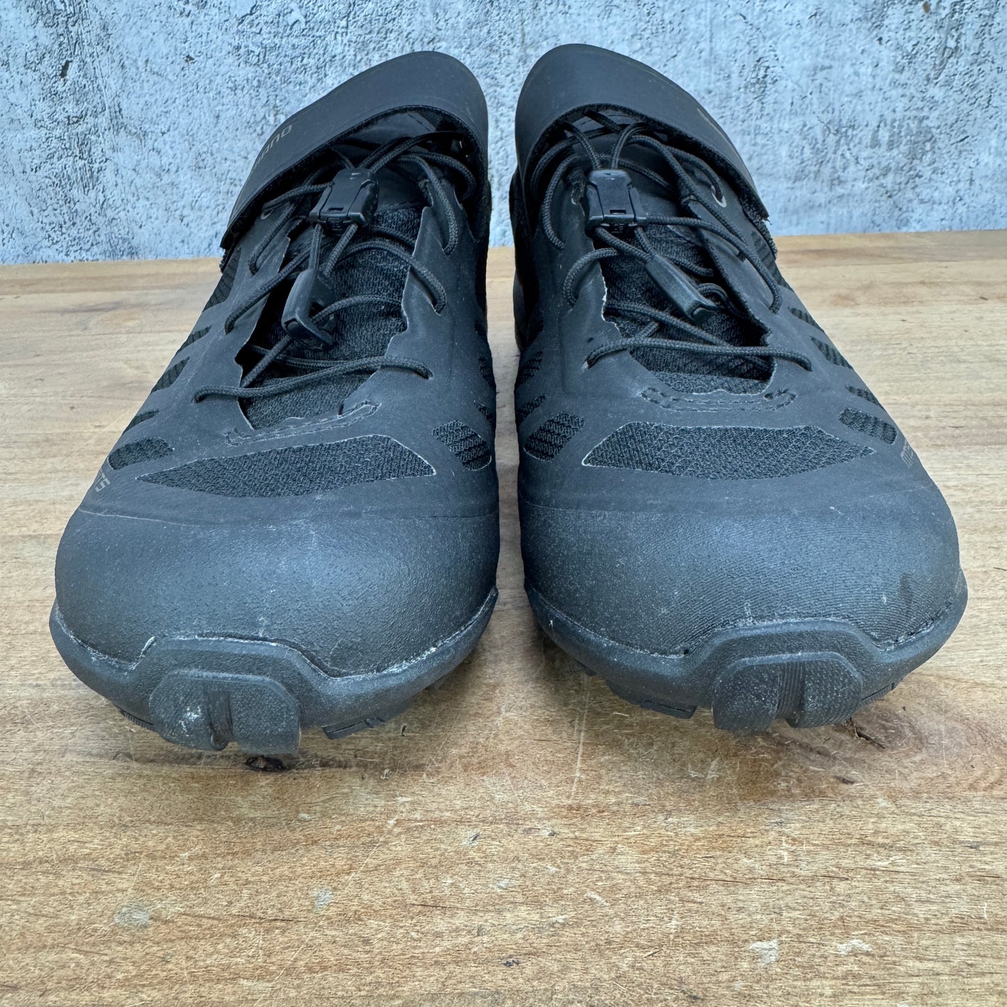 Ridden Once! Shimano MT5 44 EU Black 2-Bolt MTB/Gravel Bike Shoes w/ Laces