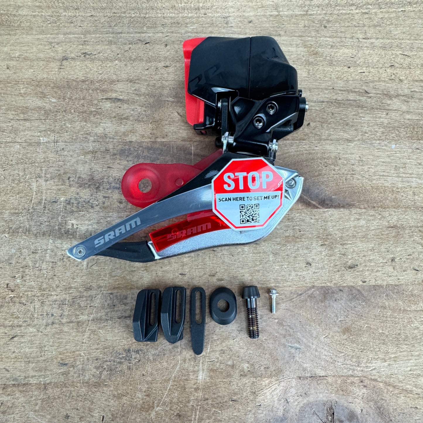 New! SRAM Red AXS 12-Speed D1 Braze-On No Battery Bike Front Derailleur 147g