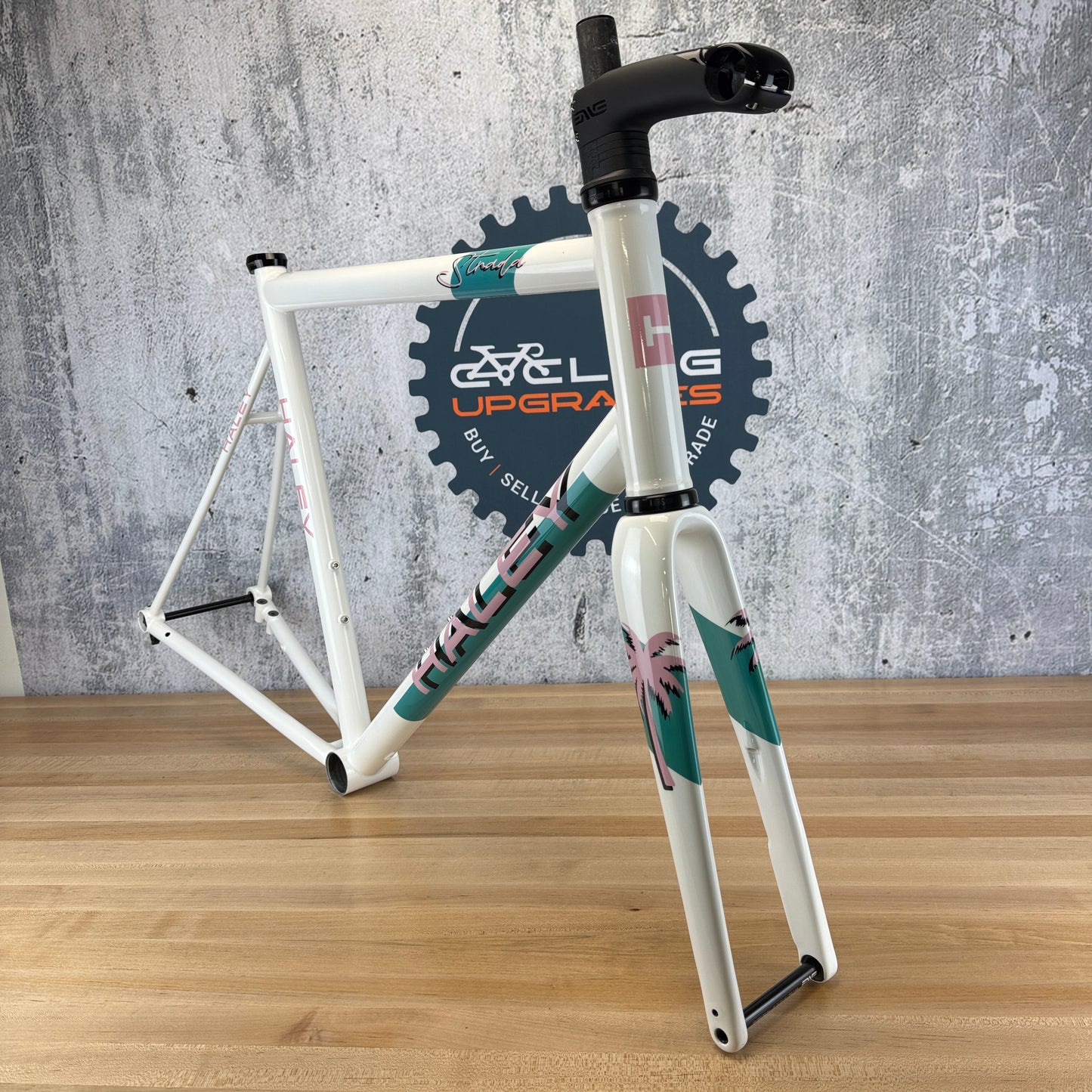New! 2025 Haley Strada Miami Vice 57cm Titanium Disc Frameset 700c 2508g