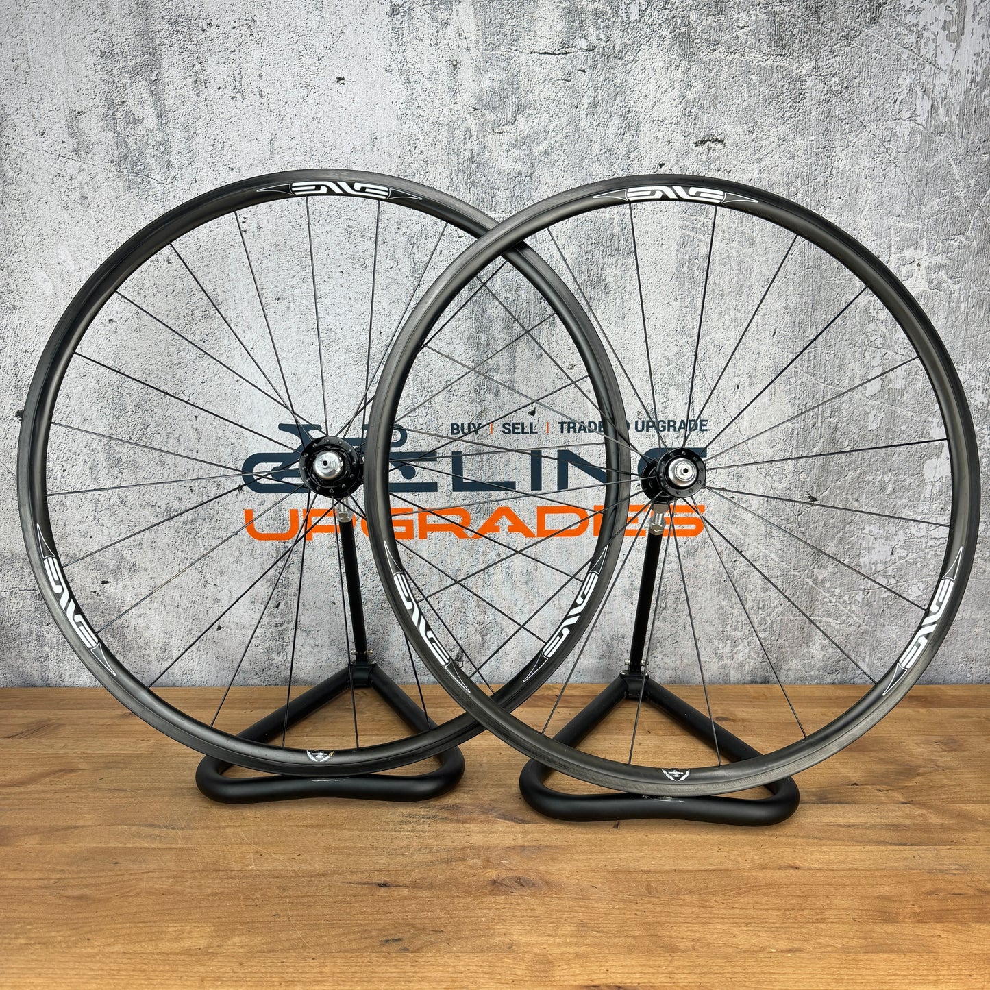 Light Use! Enve Classic 25 Chris King R45 Ceramic Carbon Tubular Wheelset 700c 1111g