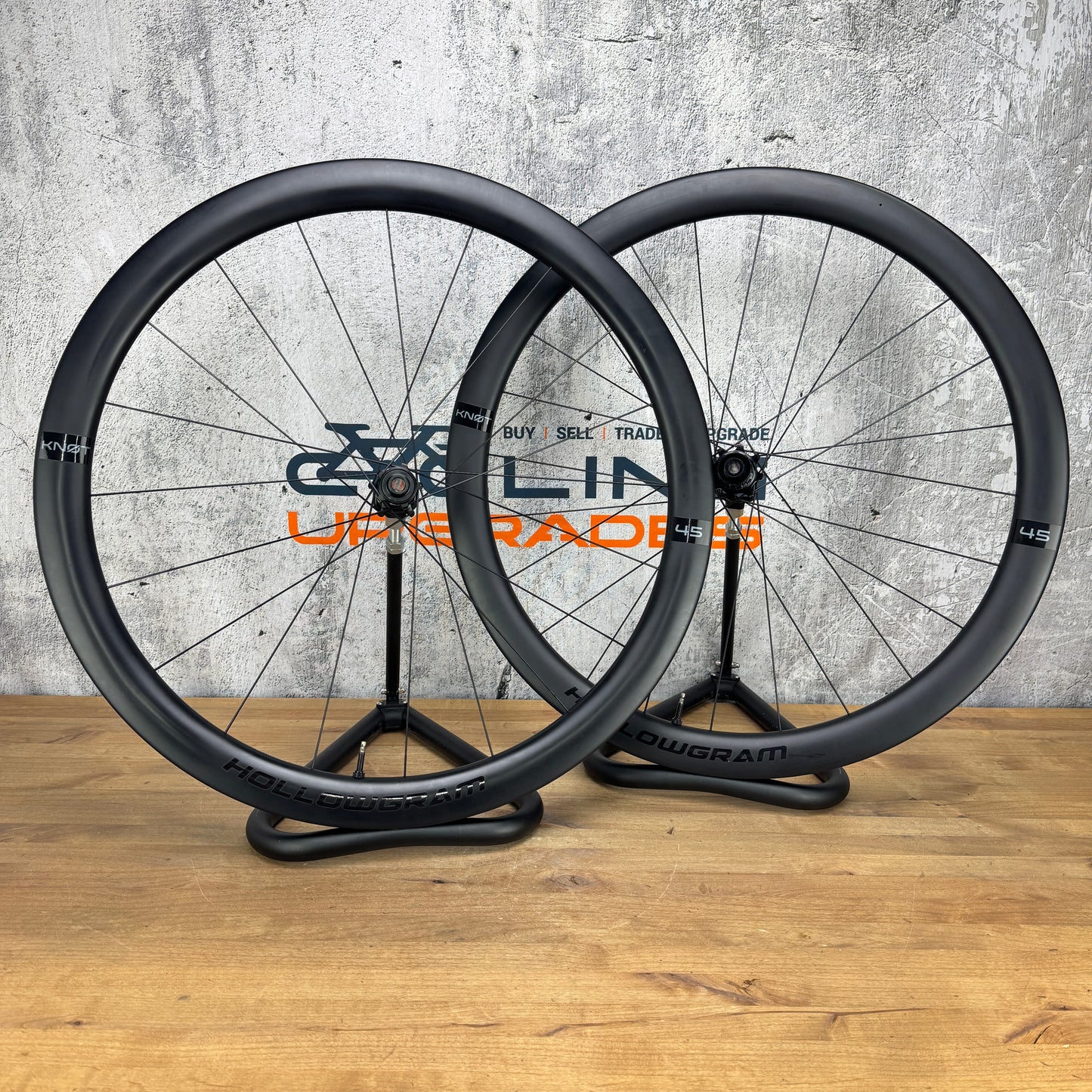 Cannondale Hollowgram Knot 45 Carbon Tubeless Disc Wheelset 700c 1676g