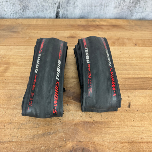 New Takeoff! Pair Specialized S-Works Turbo Gripton 700c x 26mm Clincher Tires