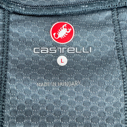 Castelli Black/Gray Men's Large Short Sleeve Cycling Jersey w/Pockets