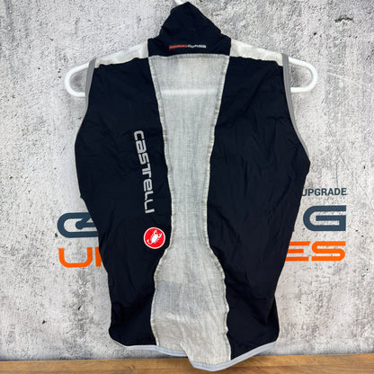 Castelli Rain Vest Men's Extra Large White/Black Cycling Vest