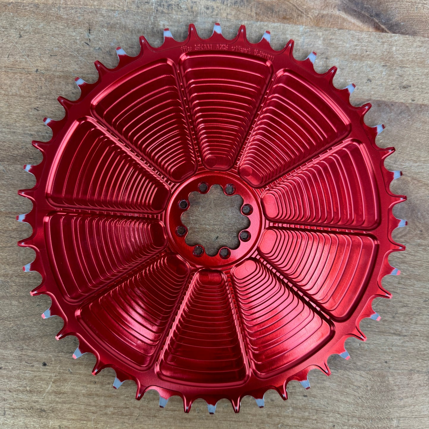 Garbaruk 48t Red Sram 8-Bolt Direct-Mount 10/11/12-Speed 1x Bike Chainring 151g