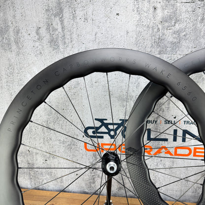 Princeton CarbonWorks Wake 6560 Strada Carbon Tubeless Disc Wheelset 700c 1602g
