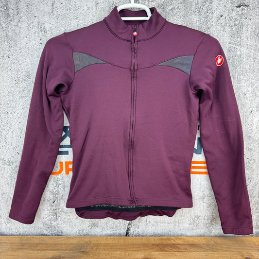 Castelli Maroon/Purple Women's Medium Cycling Jacket
