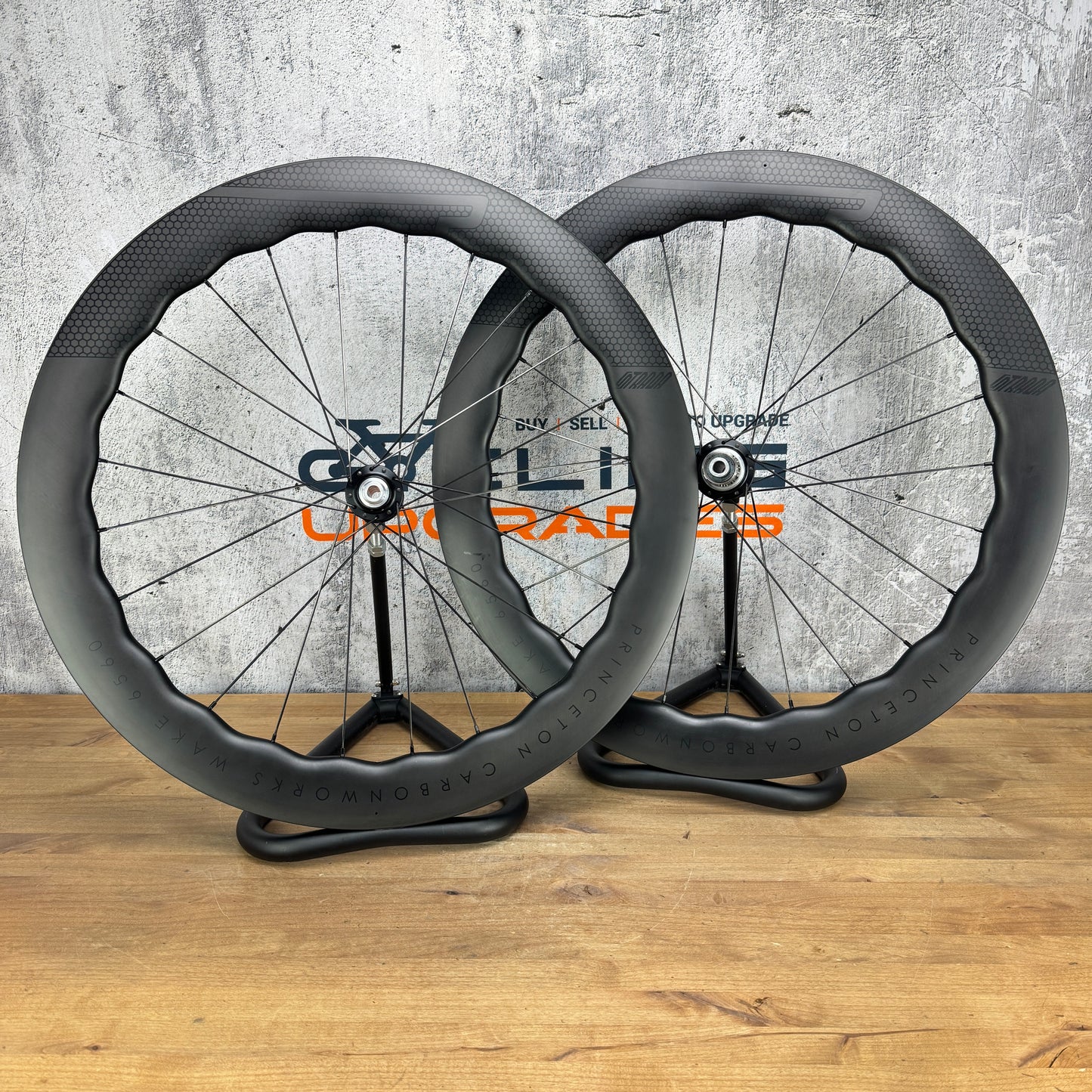 Princeton CarbonWorks Wake 6560 Strada Carbon Tubeless Disc Wheelset 700c 1602g