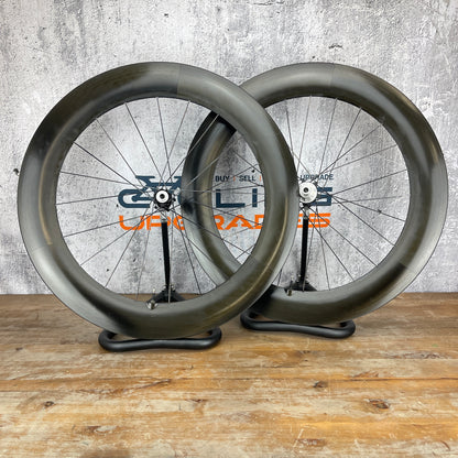 Reynolds Aero 80mm Carbon Tubeless Disc Wheelset 700c Disc Industry Nine 1777g