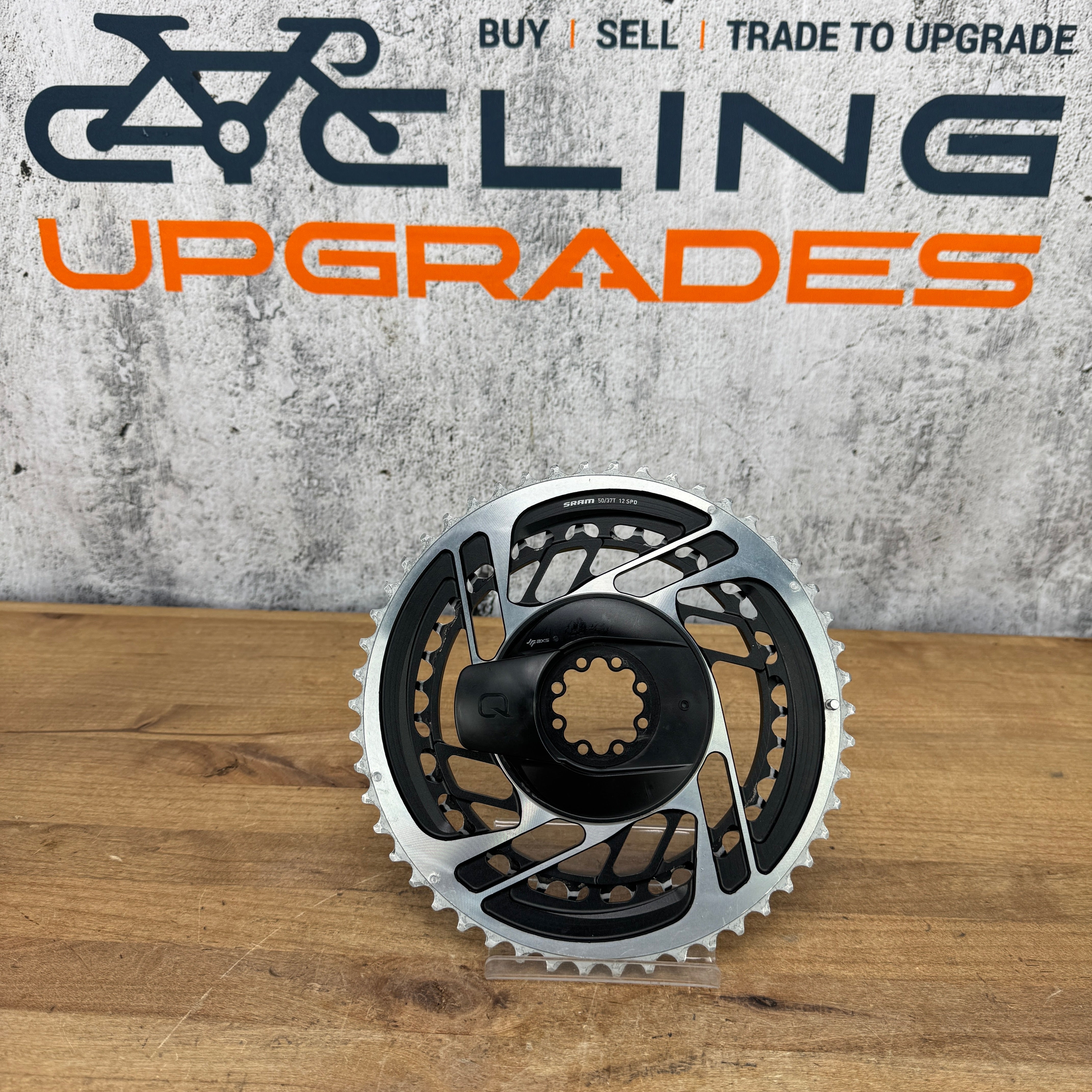 SRAM Red AXS D1 Quarq 50/37t 12-Speed 8-Bolt Power Meter Chainring