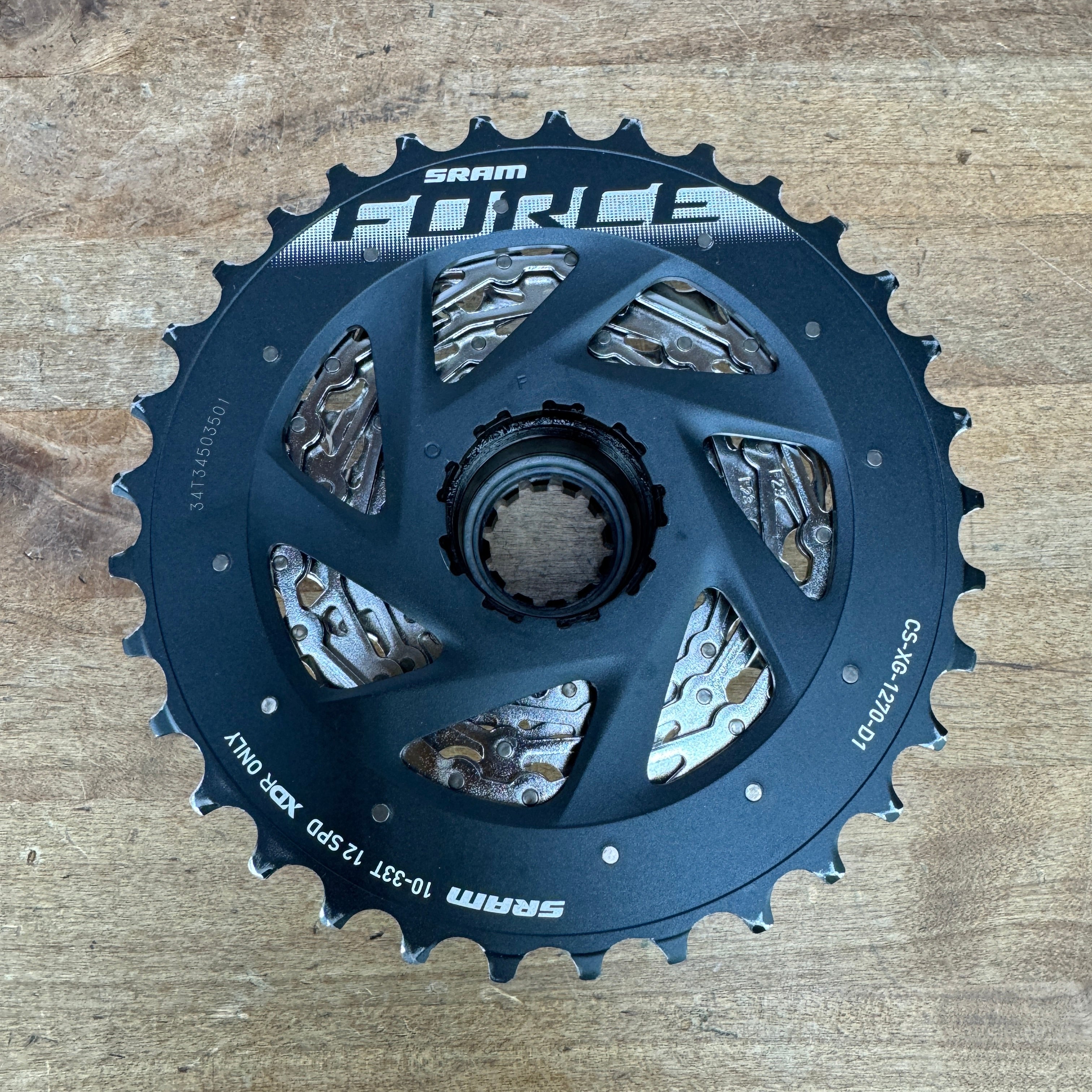 SRAM Force AXS XG-1290 D1 10-33t 12-Speed Bike Cassette 