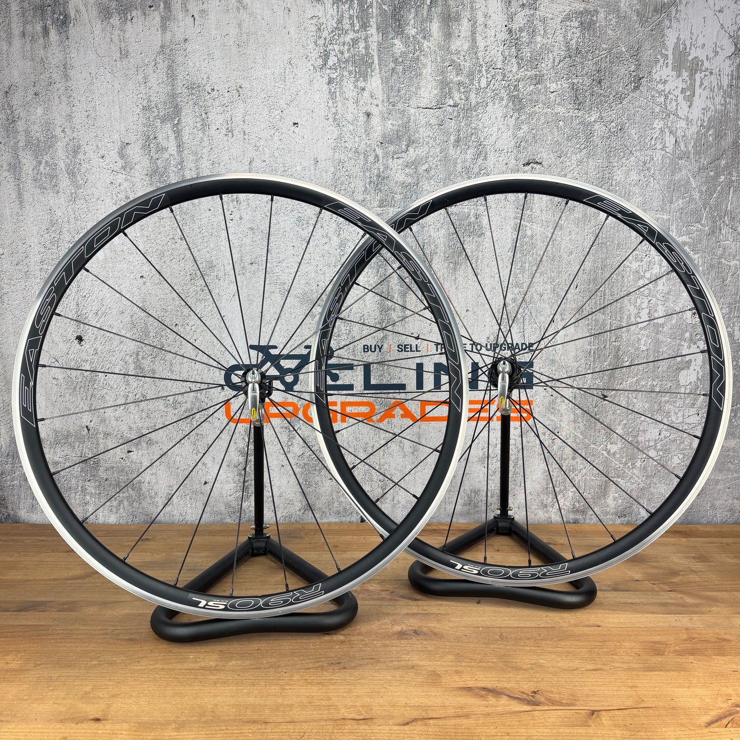 Easton R90 SL DT350 Hubs Tubeless Rim Brake Alloy Wheelset w/Skewers 1469g