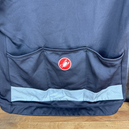 Castelli Black Men's Large Cycling Jacket w/Pockets