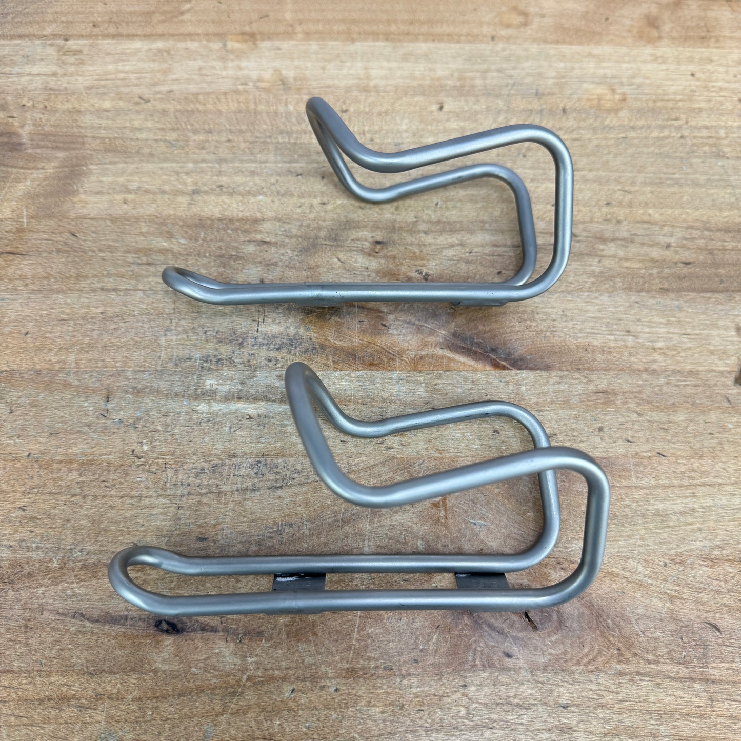 Silca Sicuro Titanium Pair Bike Water Bottle Cages 57g