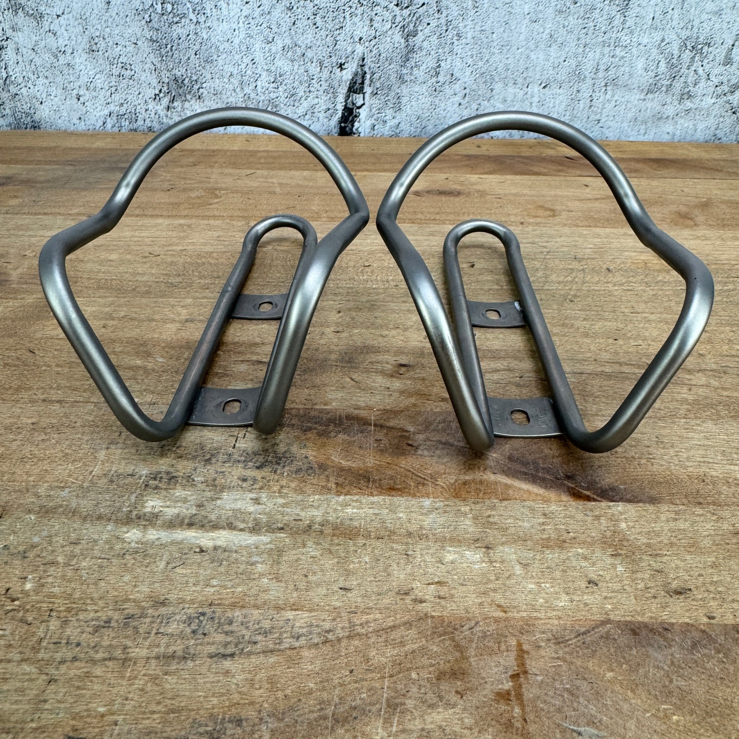 Silca Sicuro Titanium Pair Bike Water Bottle Cages 57g