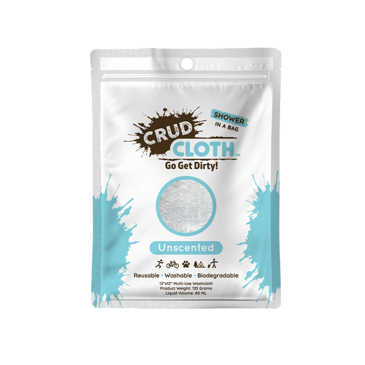 Single Use Sample (QTY 1) Silca Crud Cloth Shower In A Bag - Unscented