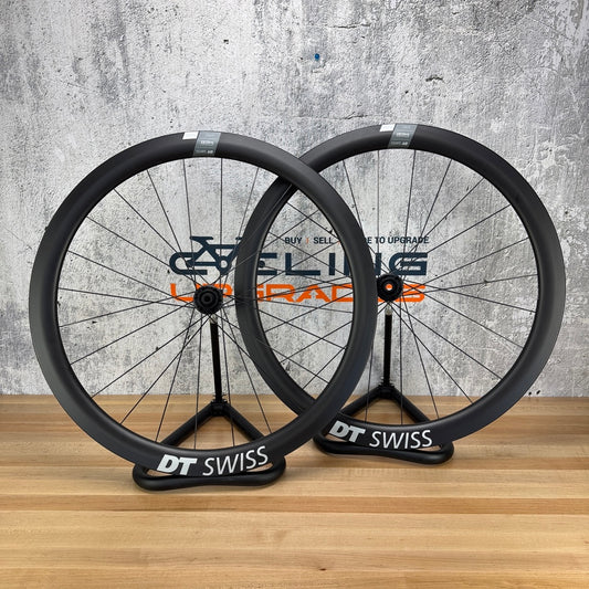 Low Mile! DT Swiss ERC 1400 Dicut 45 Carbon Tubeless Disc Wheelset 700c 1561g