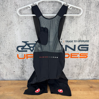 Castelli Rosso Corsa Black Men's Large Cycling Bib Shorts w/ Pocket