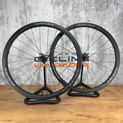 Low Mile! Shimano Dura-Ace WH-R9270 C36 Carbon Disc Tubeless Wheelset 1368g