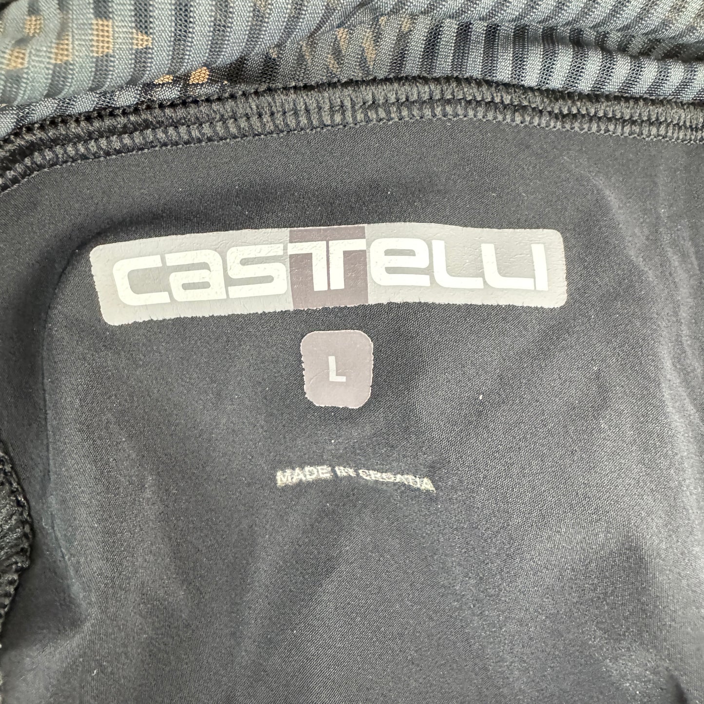 Castelli Rosso Corsa Black Men's Large Cycling Bib Shorts w/ Pocket