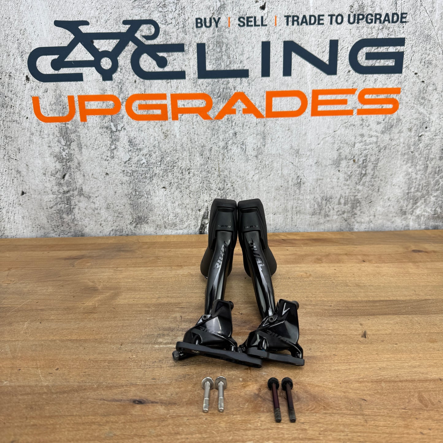 Low Mile! SRAM Rival AXS D1 Electronic 12-Speed Bike Shifters w/ Calipers 797g